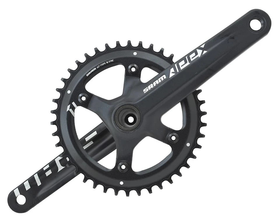 SRAM Apex 1 X-Sync Crankset (Black) (1 X 10/11 Speed) (GXP Spindle) (172.5mm) (42T) (110 Aymmetric BCD)