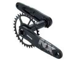 SRAM NX Eagle DUB Crankset (Black) (w/ X-Sync 2 DM Steel Chainring) (175mm) (32T)