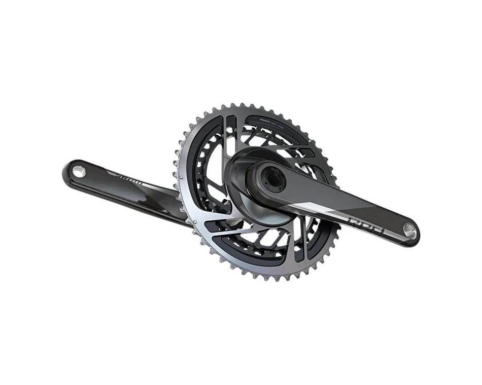 SRAM RED AXS Crankset (Black) (2 X 12 Speed) (DUB Spindle) (165mm) (46/33T) - Image 2