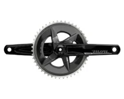 SRAM Rival AXS Crankset (Black) (2 X 12 Speed) (DUB Spindle) (D1) (165mm) (48/35T) (107 BCD) (Bottom Bracket Not Included)