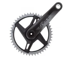 SRAM Force AXS Crankset (Gloss Black) (1 X 12 Speed) (DUB Spindle) (D1) (165mm) (46T) (Direct Mount) (Bottom Bracket Not Included)