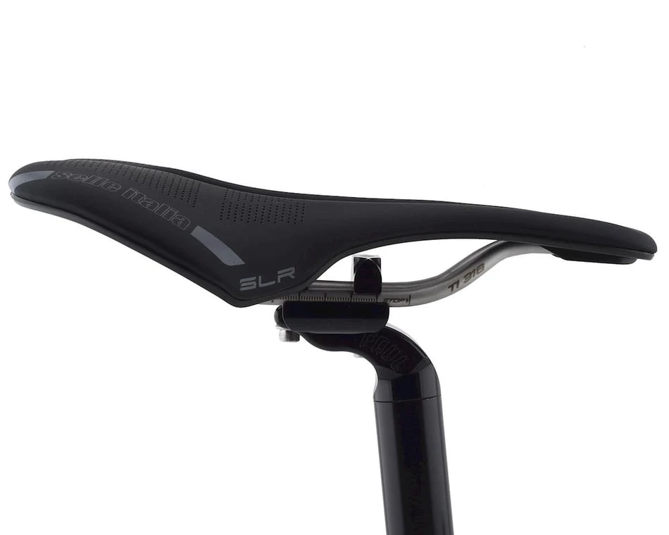 Selle Italia SLR Boost Superflow Saddle (Black) (Titanium Rails) (L3) (145mm) - Image 2