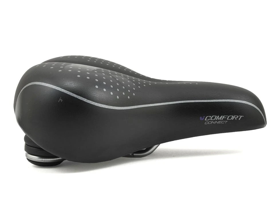 Liv Connect Comfort Women's Saddle (Black) (Steel Rails) - Image 2