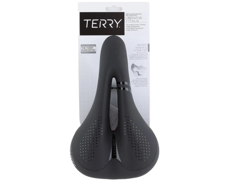 Terry Men's Liberator Y Italia Saddle (Black) (Steel Rails) (172mm) - Image 5