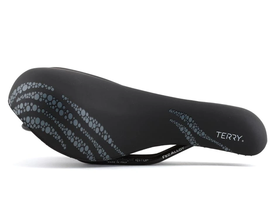 Terry Women's Cite X Gel Saddle (Black/Bubbles) (Steel Rails) (175mm) - Image 2