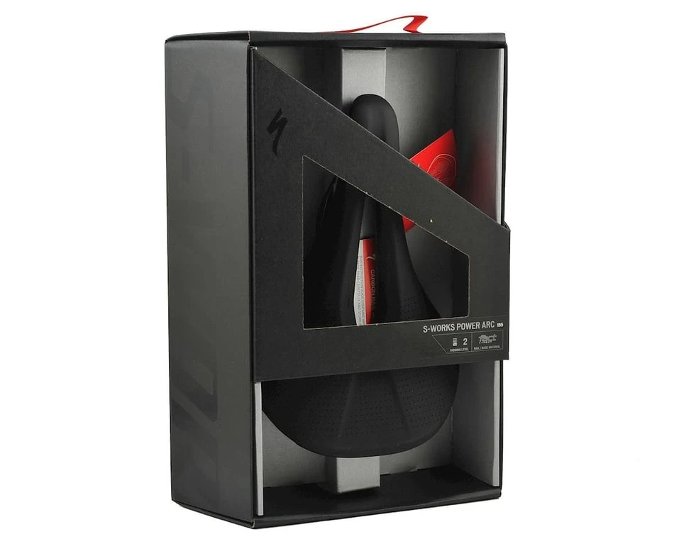 Specialized S-Works Power Arc Saddle (Black) (Carbon Rails) (155mm) - Image 5