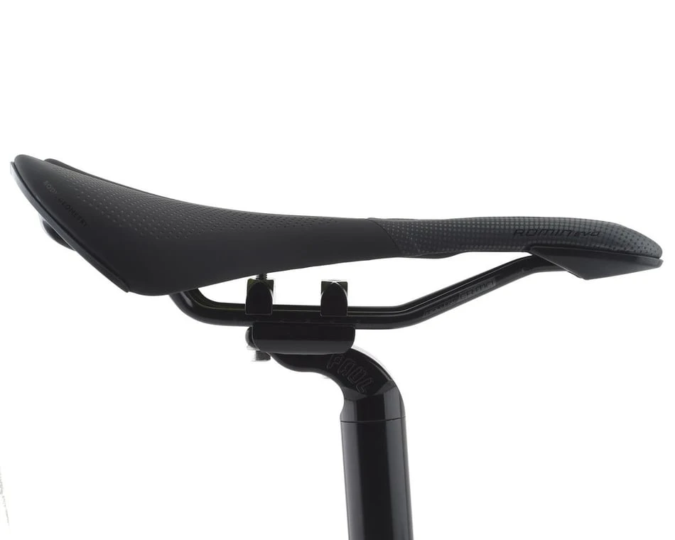 Specialized Romin Evo Comp Saddle (Black) (Chromoly Rails) (143mm) (w/ Mimic) - Image 2