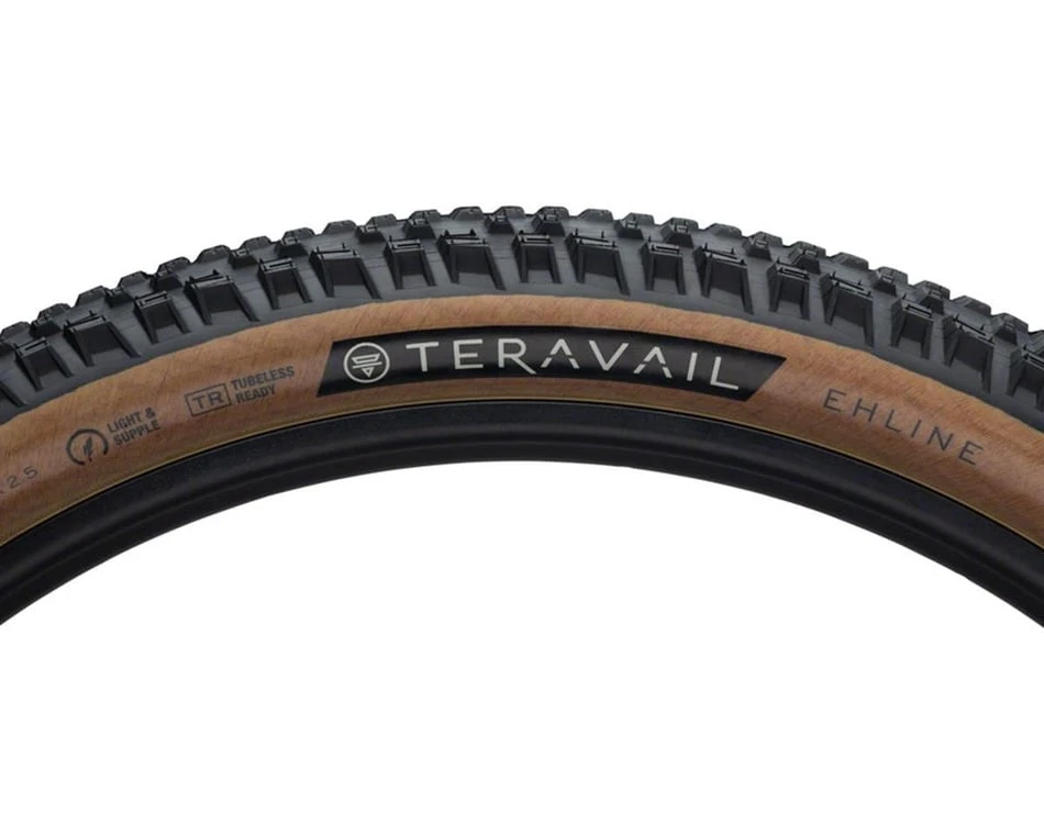 Teravail Ehline Tubeless Mountain Tire (Tan Wall) (27.5" / 584 ISO) (2.5") (Folding) (Light & Supple) - Image 2