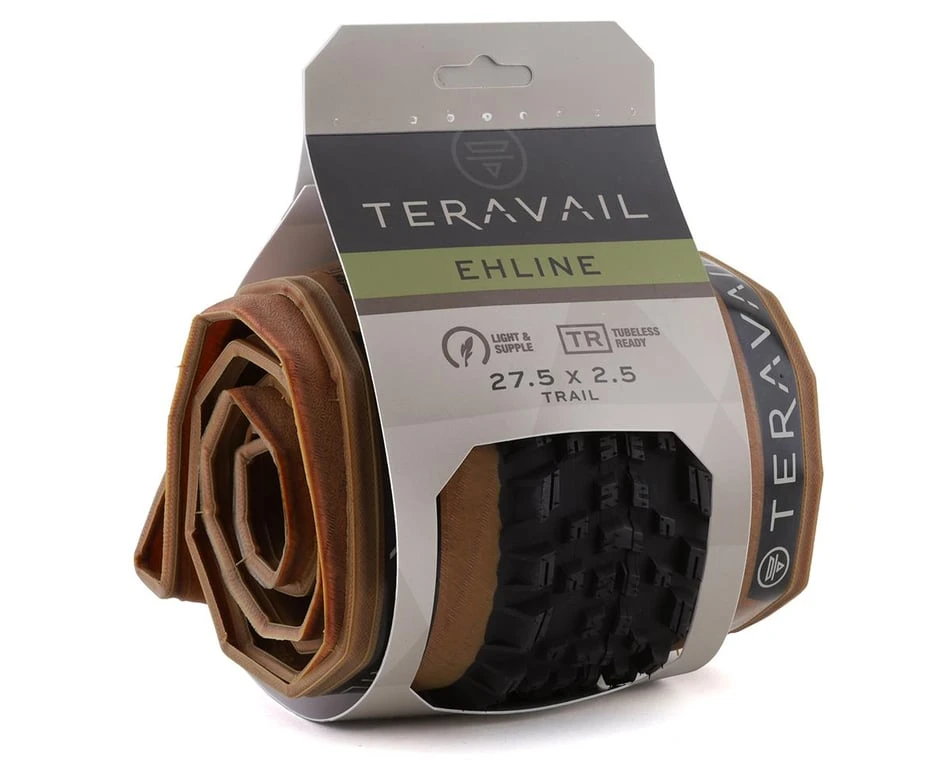 Teravail Ehline Tubeless Mountain Tire (Tan Wall) (27.5" / 584 ISO) (2.5") (Folding) (Light & Supple) - Image 4