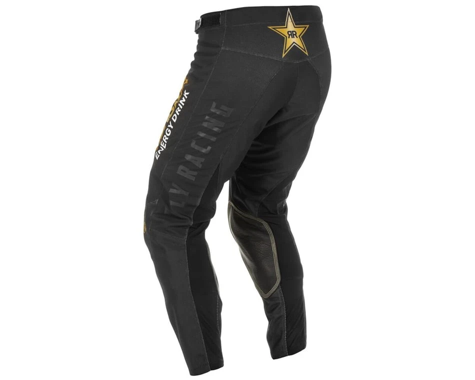 Fly Racing Kinetic Rockstar Pants (Black/Gold) (30) - Image 2