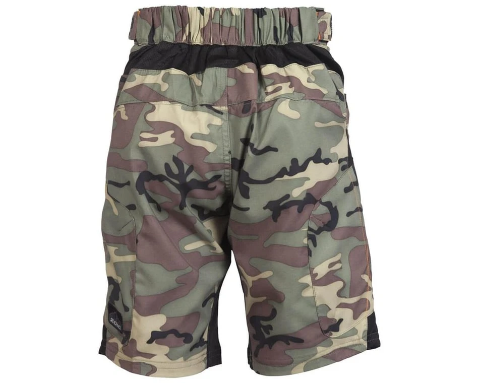 ZOIC Ether Youth Shorts (Green Camo) (Youth S) - Image 2