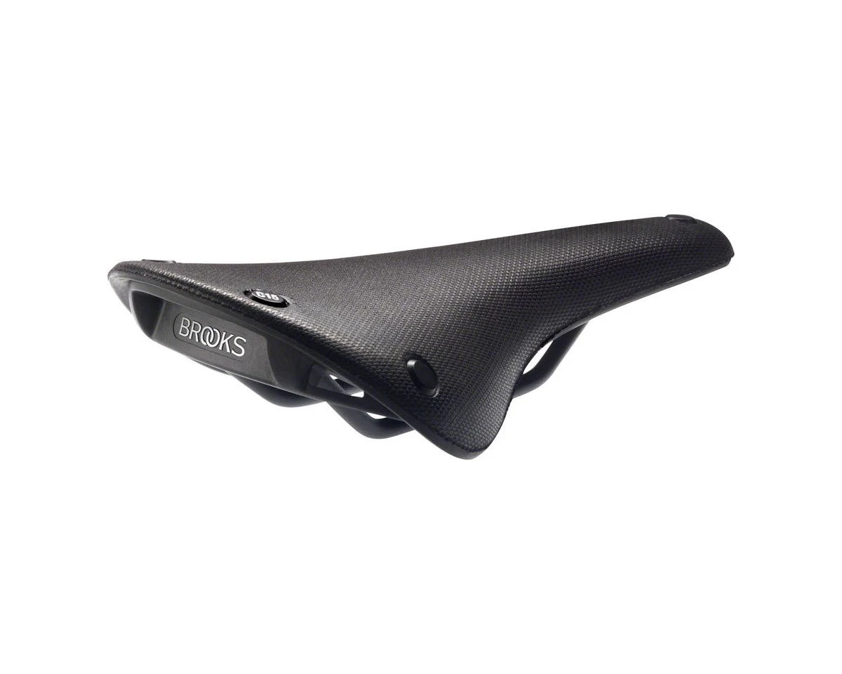 Brooks C15 Cambium Saddle (Black) (Steel Rails) (140mm)