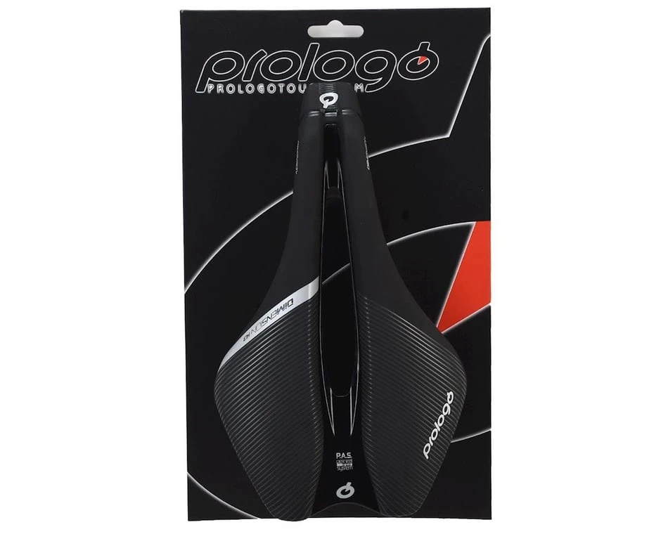 Prologo Dimension 143 Saddle (Black) (Nack Carbon Rails) (143mm) - Image 5