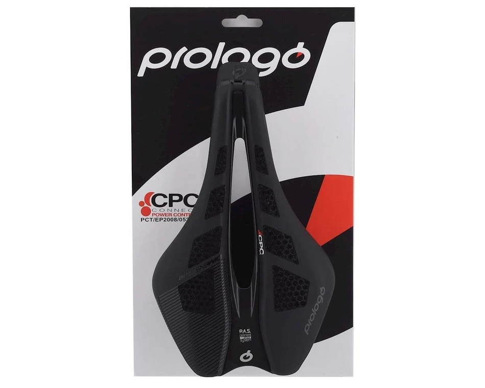 Prologo Dimension 143 CPC Saddle (Black) (Tirox Rails) (143mm) - Image 5
