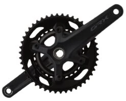 Shimano GRX FC-RX600 Crankset (Black) (2 X 11 Speed) (Hollowtech II) (165mm) (46/30T) (110 Asymmetric BCD)