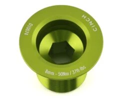 Race Face CINCH Crank Bolt W/ Washer (Gloss Green) (NDS) (M18)