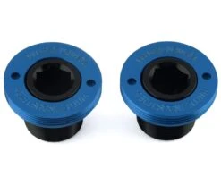 White Industries MR30 Crank Extractor Cap (Blue/Black)