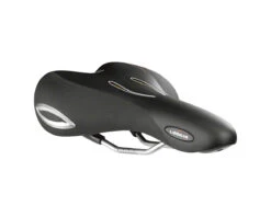 Selle Royal Lookin Moderate Man Saddle (Black) (Steel Rails) (179mm)