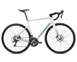 Orbea Orca M40 Performance Road Bike (Gloss White/Iris) (57cm) (2022)