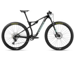 Orbea Oiz H30 Full Suspension Mountain Bike (Black/Ice Green) (XL) (2022)