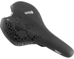 Selle Royal Freeway Fit Moderate Men's Saddle (Black) (Steel Rails) (160mm)