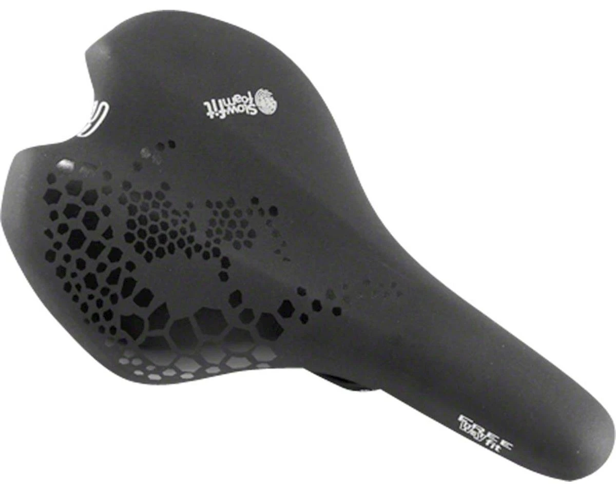 Selle Royal Freeway Fit Moderate Men's Saddle (Black) (Steel Rails) (160mm)