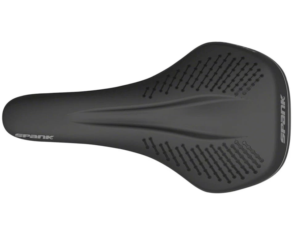 Spank Oozy 220 Saddle (Black/Grey) (Chromoly Rails) (144mm) - Image 5