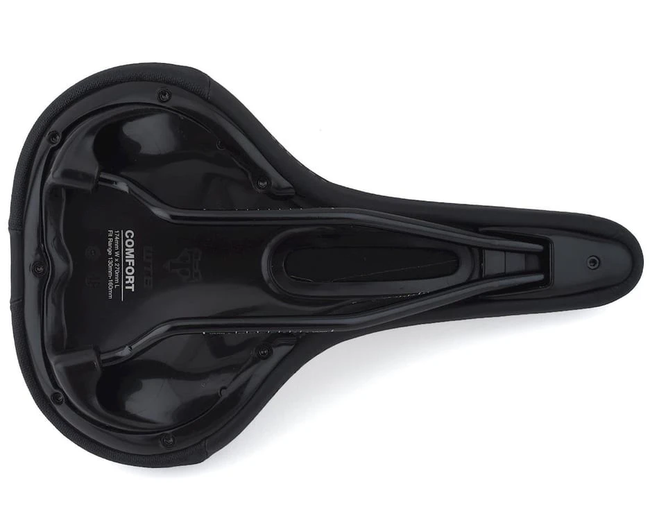 WTB Comfort Saddle (Black) (Steel Rails) (Wide) (Wide) (174mm) - Image 4